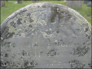 Detail of Sarah's Grave