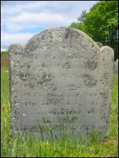 Sarah's Grave, which says: 'HERE LYES Ye BODY OF Mrs. SARAH GROSVENOR, DAUGr. OF LICESTER GROSVENOR ESQ. & Mrs. MARY HIS WIFE, WHO DIED SEPr. 14th 1742, IN  Ye 20eth. YEAR OF HER AGE.'